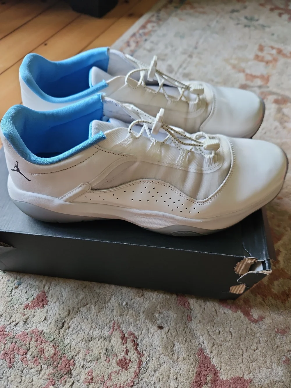 Size 14 - Air Jordan 11 CMFT Low White Army Navy With Box